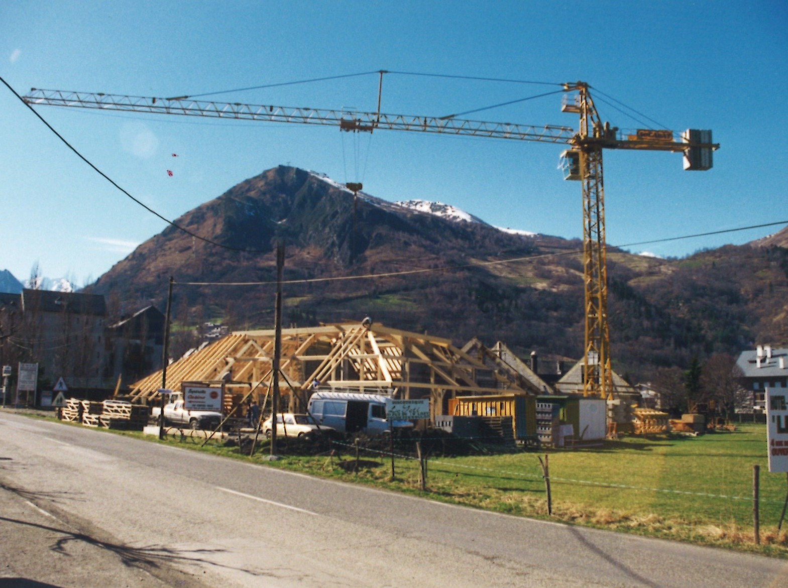 Chantier d'un restaurant de la socabat